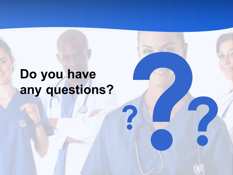 Health Clinic Nurse PowerPoint Template