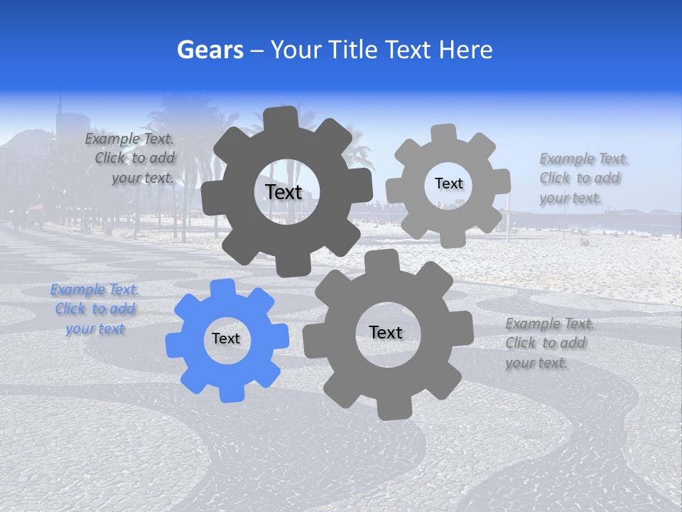 Sand Mountain Gavea PowerPoint Template