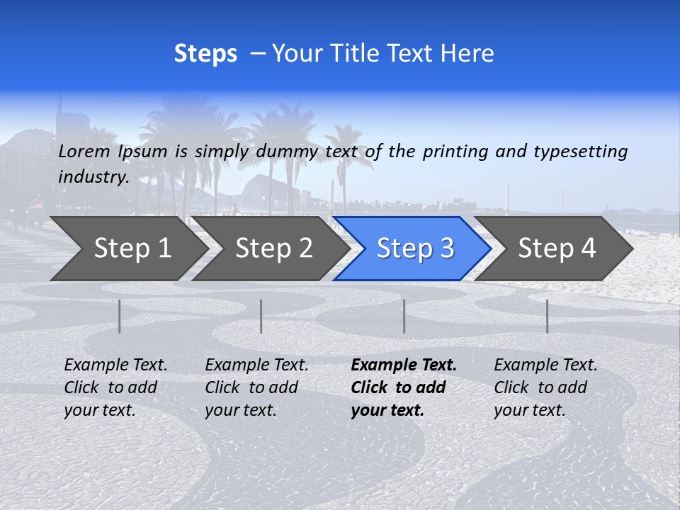 Sand Mountain Gavea PowerPoint Template
