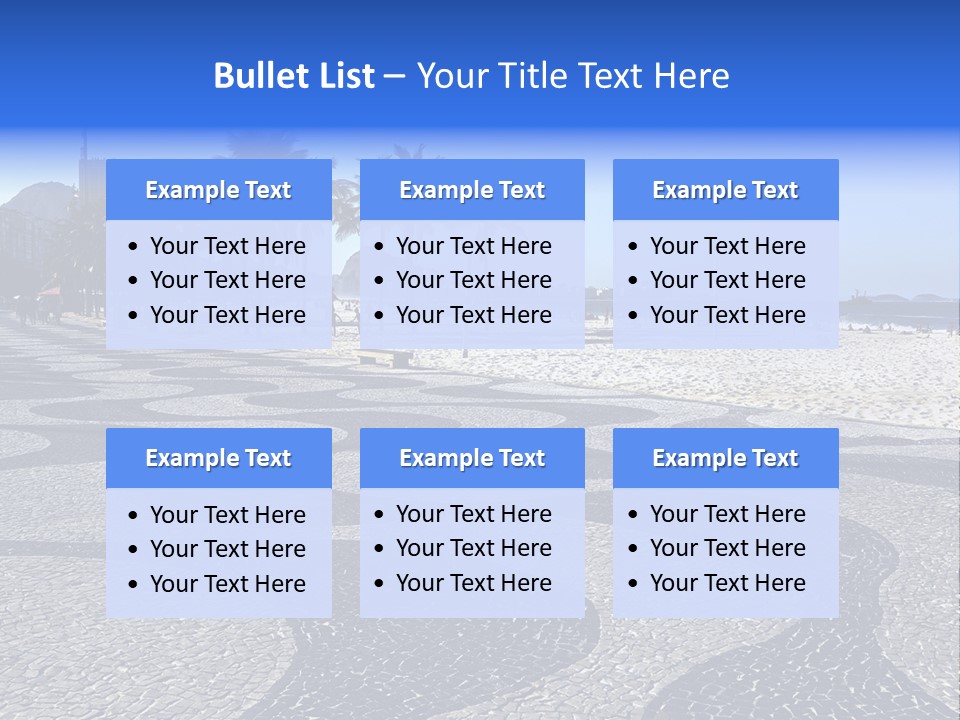Sand Mountain Gavea PowerPoint Template
