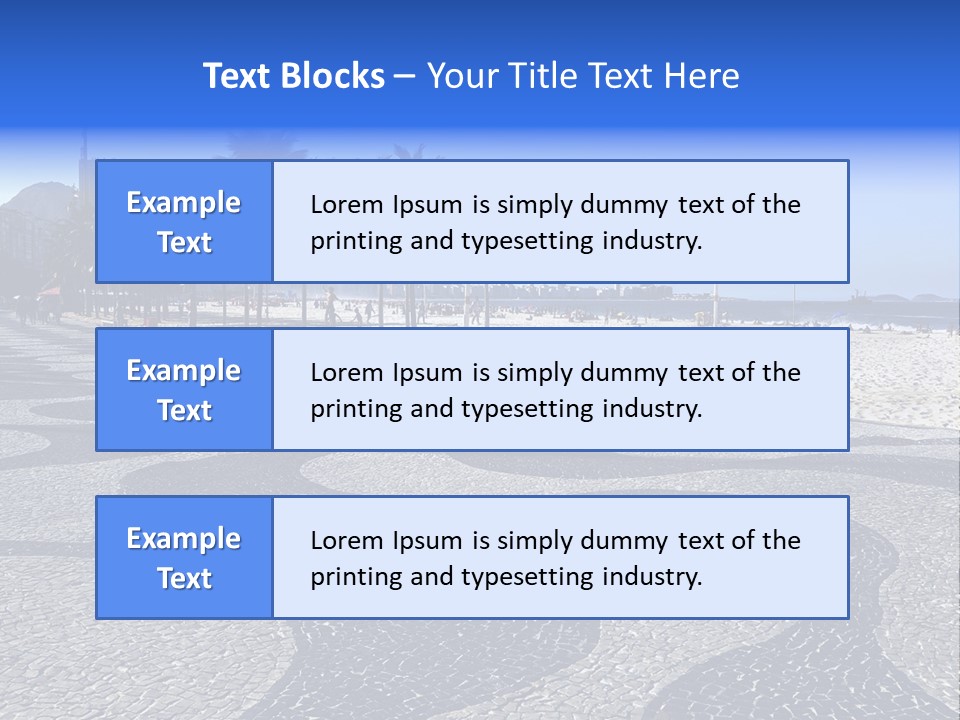 Sand Mountain Gavea PowerPoint Template