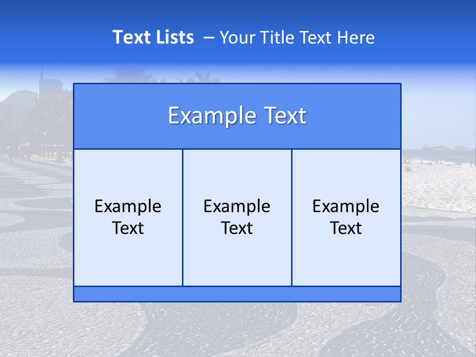 Sand Mountain Gavea PowerPoint Template