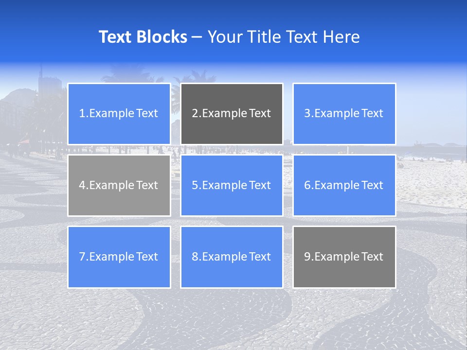 Sand Mountain Gavea PowerPoint Template