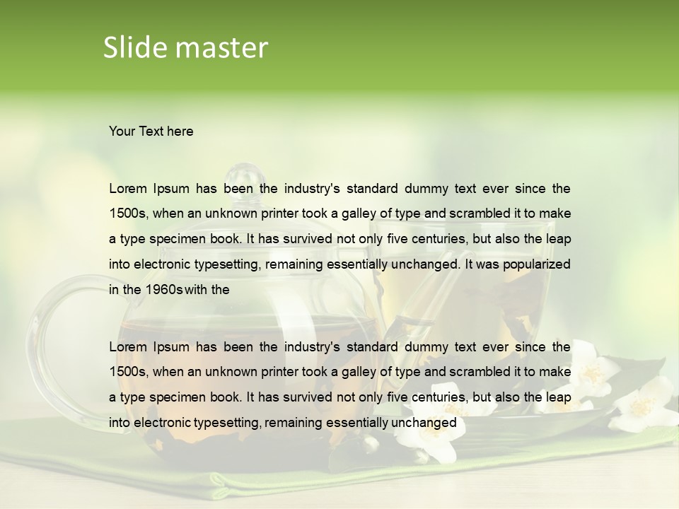 Clean Drink Health PowerPoint Template