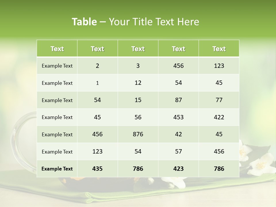 Clean Drink Health PowerPoint Template