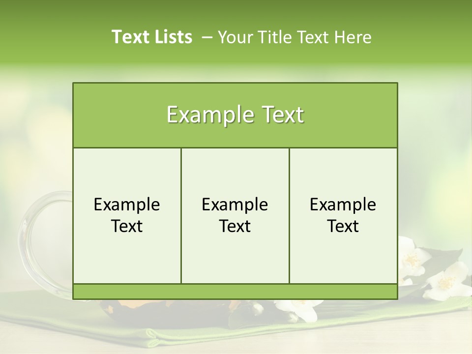 Clean Drink Health PowerPoint Template
