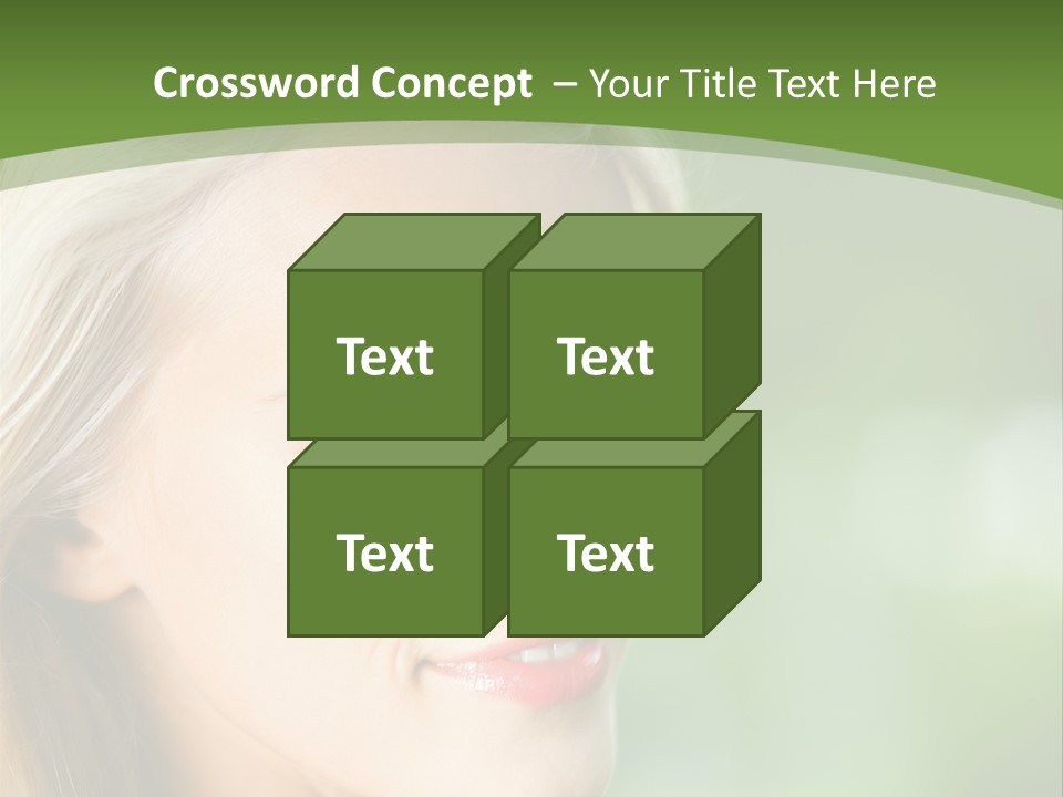 Pretty Young Attractive PowerPoint Template