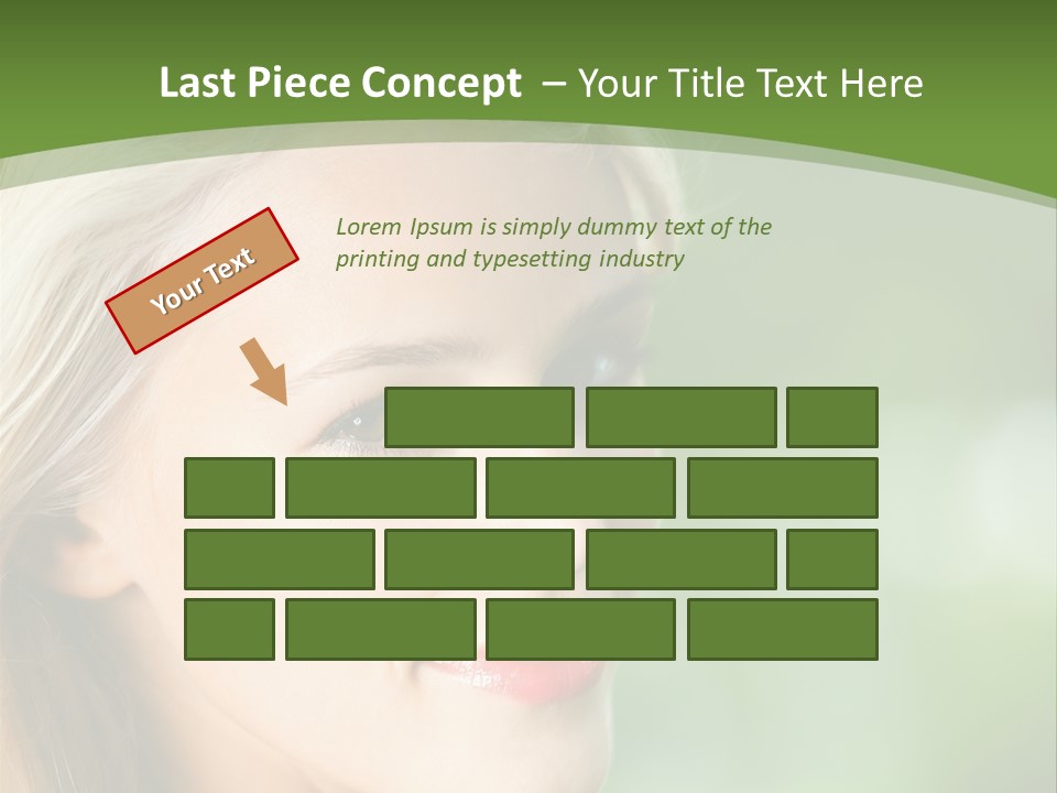 Pretty Young Attractive PowerPoint Template