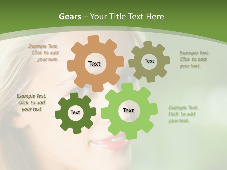 Pretty Young Attractive PowerPoint Template