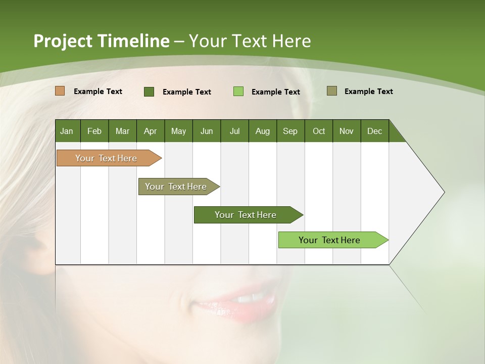 Pretty Young Attractive PowerPoint Template