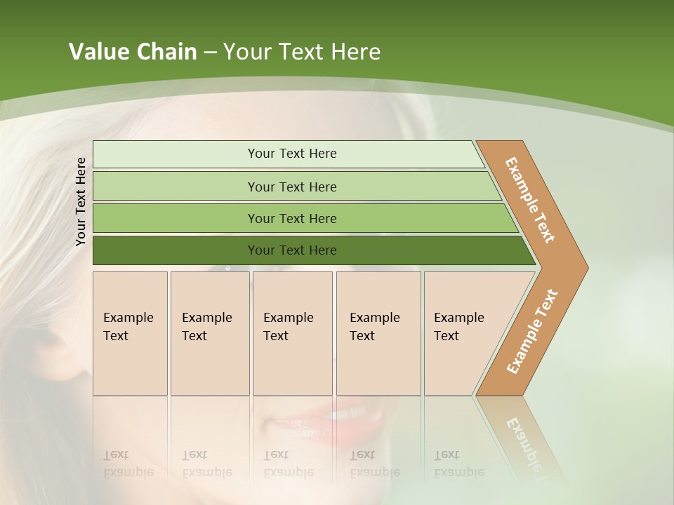 Pretty Young Attractive PowerPoint Template