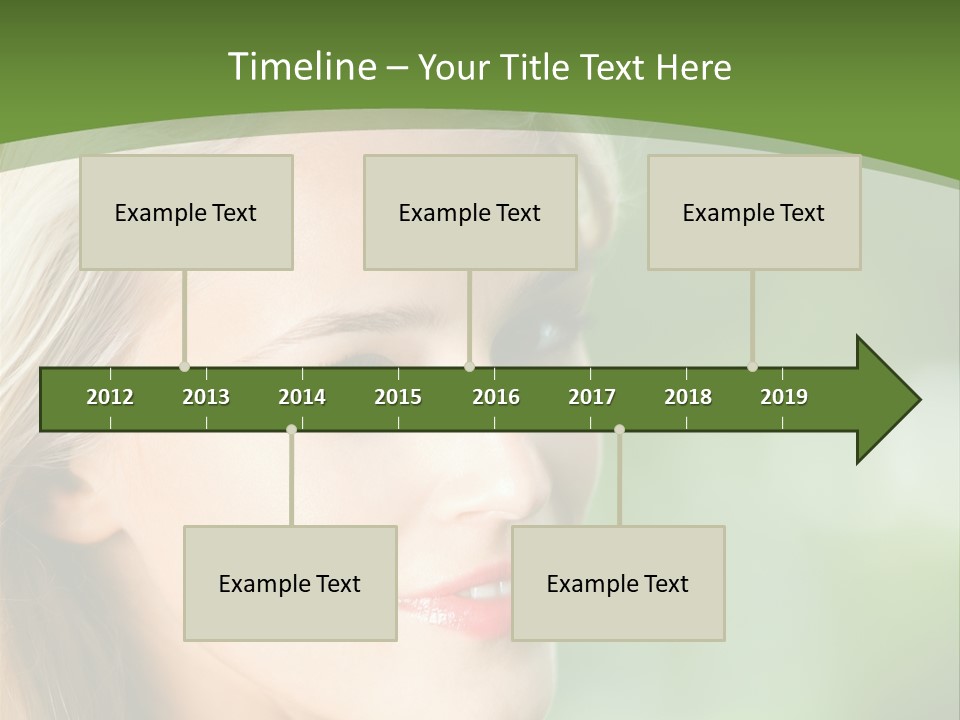 Pretty Young Attractive PowerPoint Template
