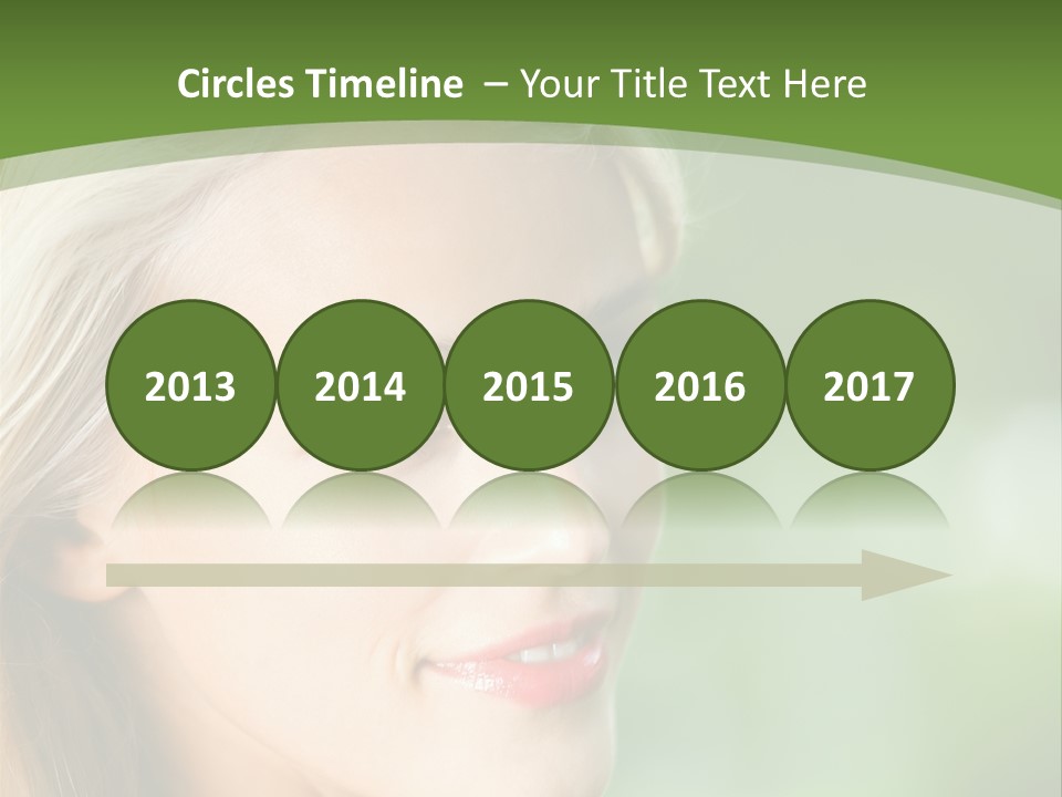 Pretty Young Attractive PowerPoint Template