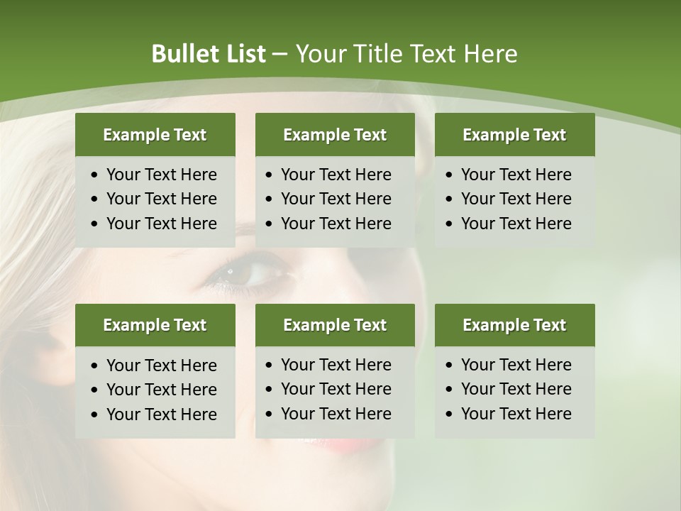 Pretty Young Attractive PowerPoint Template