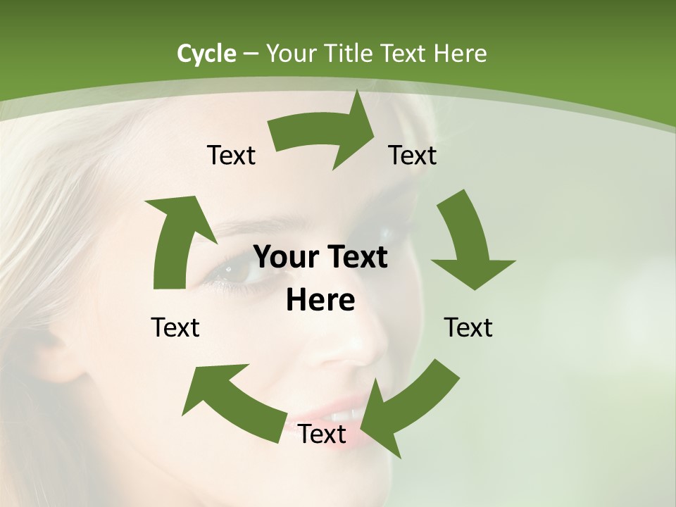 Pretty Young Attractive PowerPoint Template