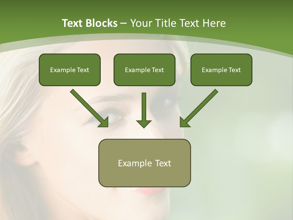 Pretty Young Attractive PowerPoint Template
