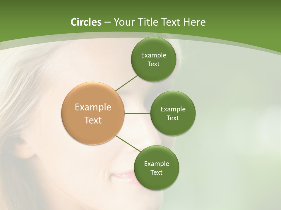 Pretty Young Attractive PowerPoint Template