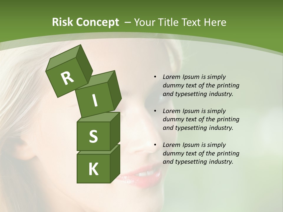 Pretty Young Attractive PowerPoint Template