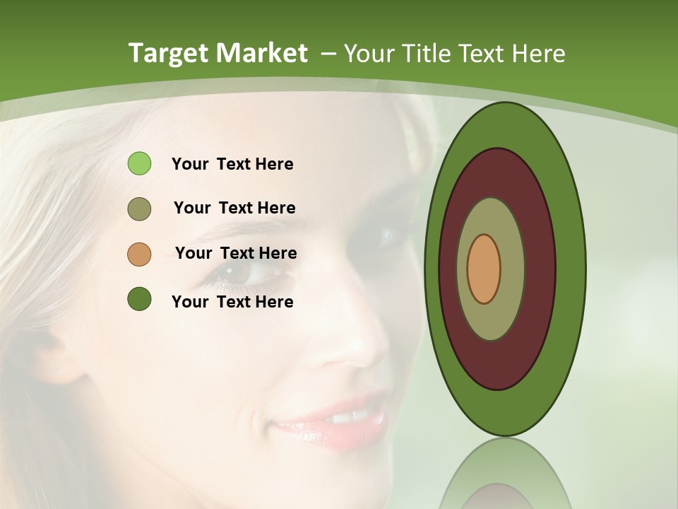 Pretty Young Attractive PowerPoint Template