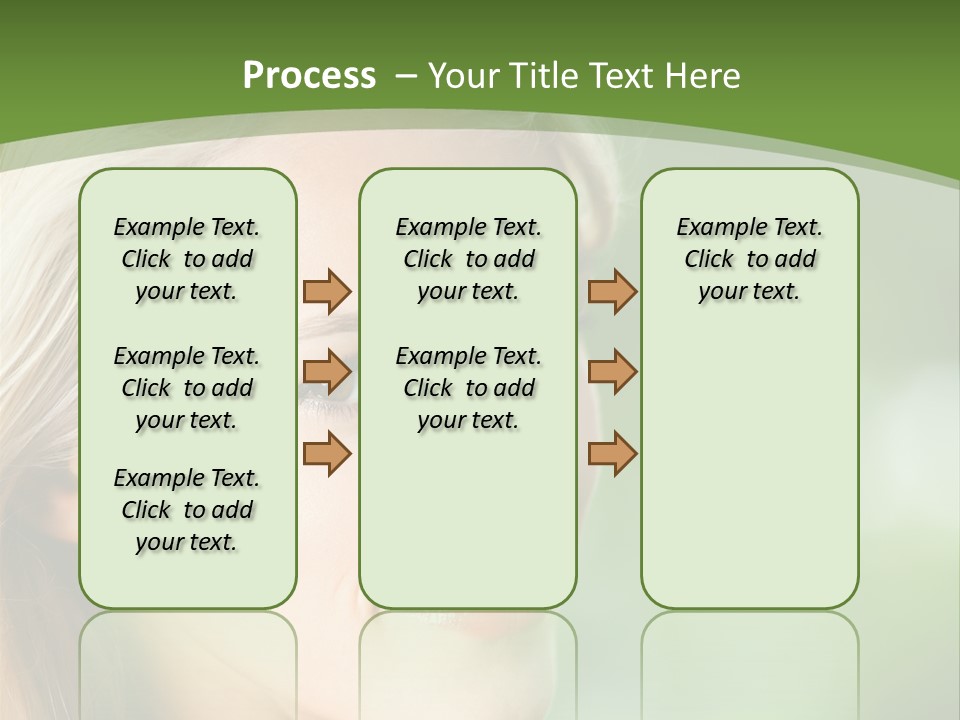 Pretty Young Attractive PowerPoint Template