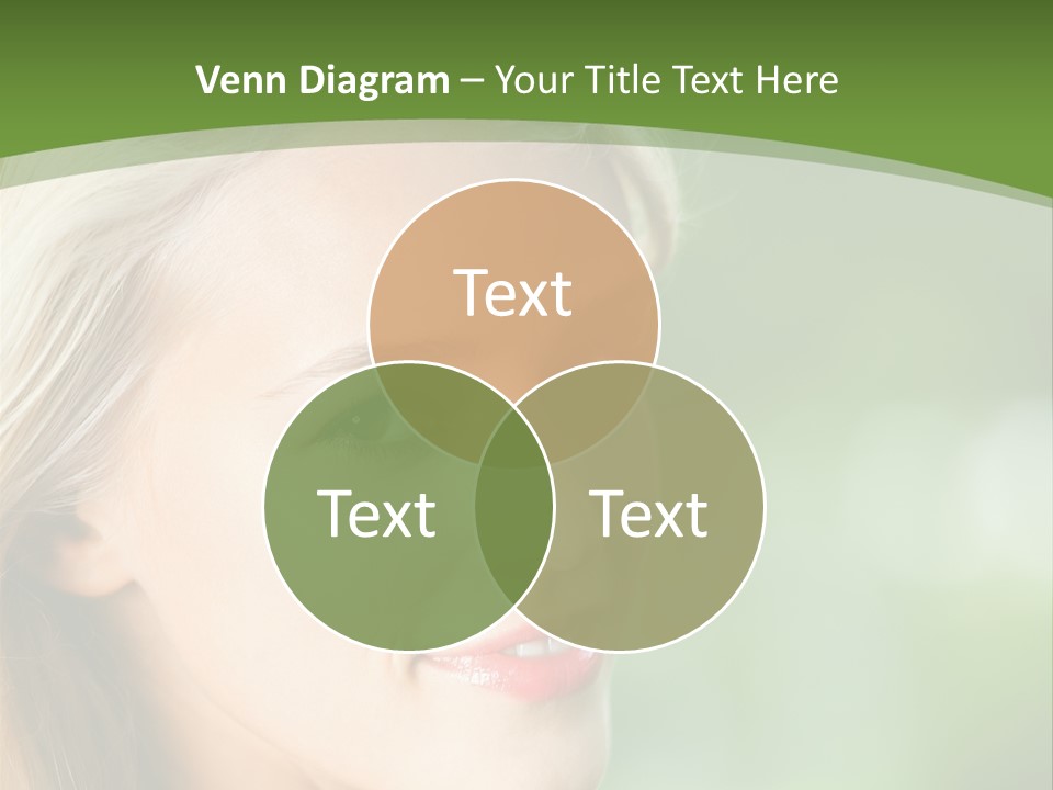 Pretty Young Attractive PowerPoint Template