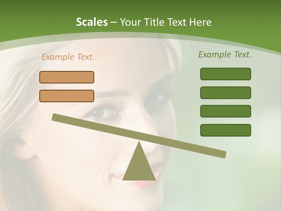 Pretty Young Attractive PowerPoint Template