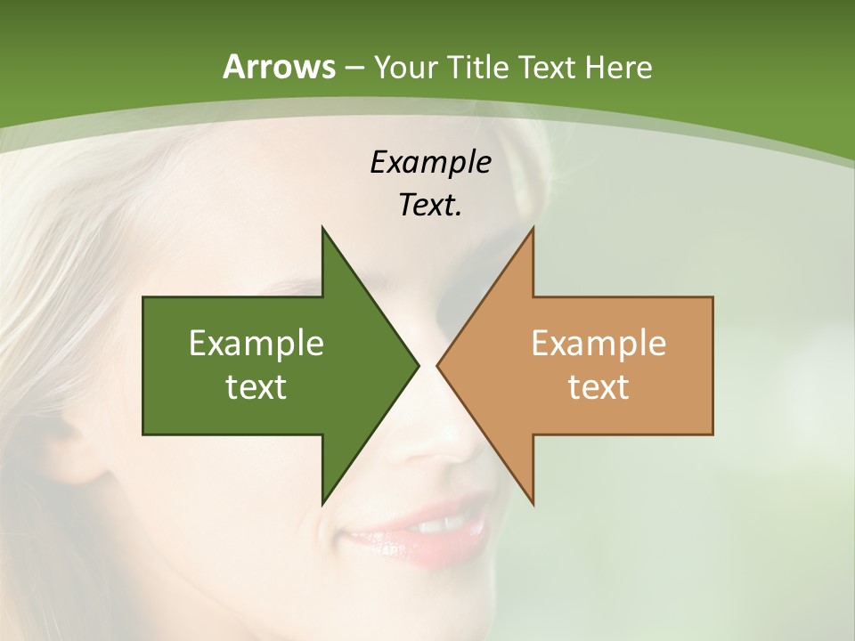 Pretty Young Attractive PowerPoint Template