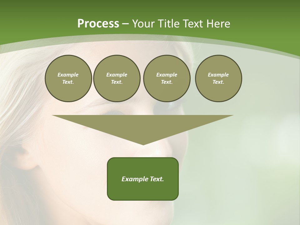 Pretty Young Attractive PowerPoint Template