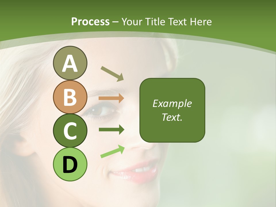 Pretty Young Attractive PowerPoint Template