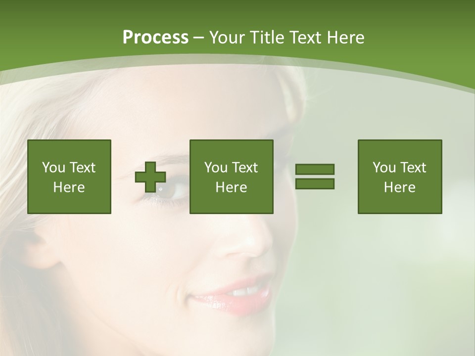 Pretty Young Attractive PowerPoint Template