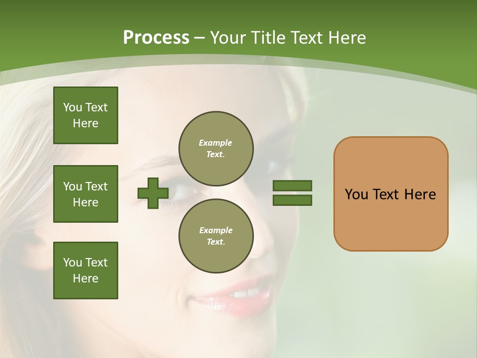 Pretty Young Attractive PowerPoint Template