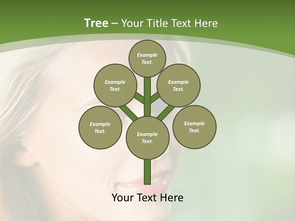 Pretty Young Attractive PowerPoint Template