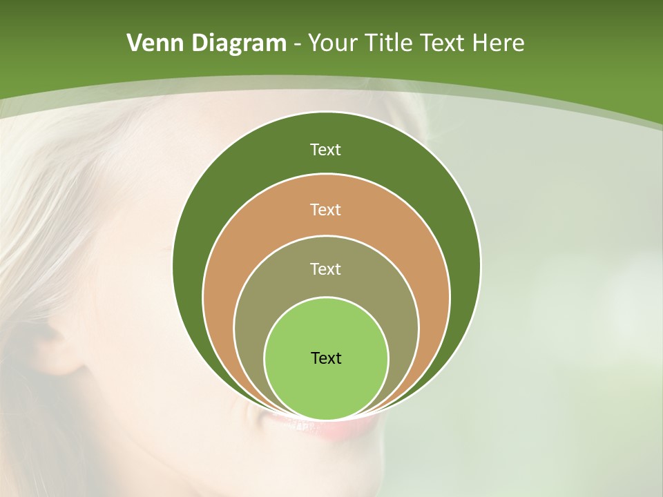 Pretty Young Attractive PowerPoint Template