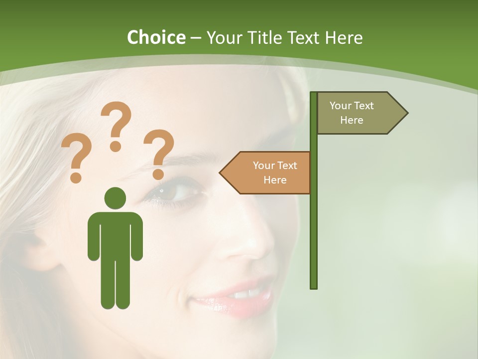 Pretty Young Attractive PowerPoint Template