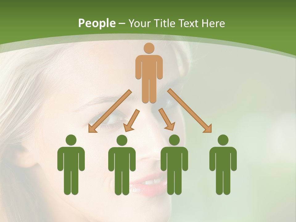 Pretty Young Attractive PowerPoint Template