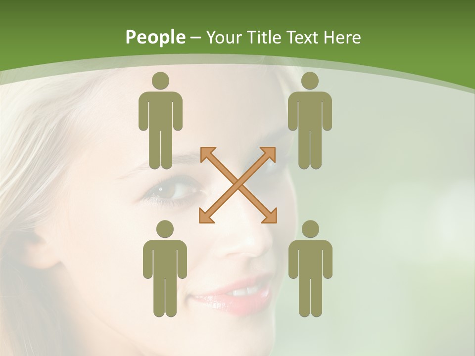 Pretty Young Attractive PowerPoint Template