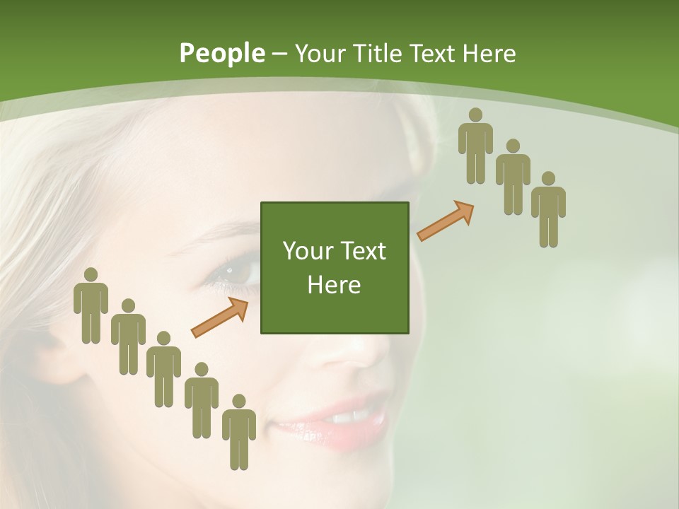 Pretty Young Attractive PowerPoint Template