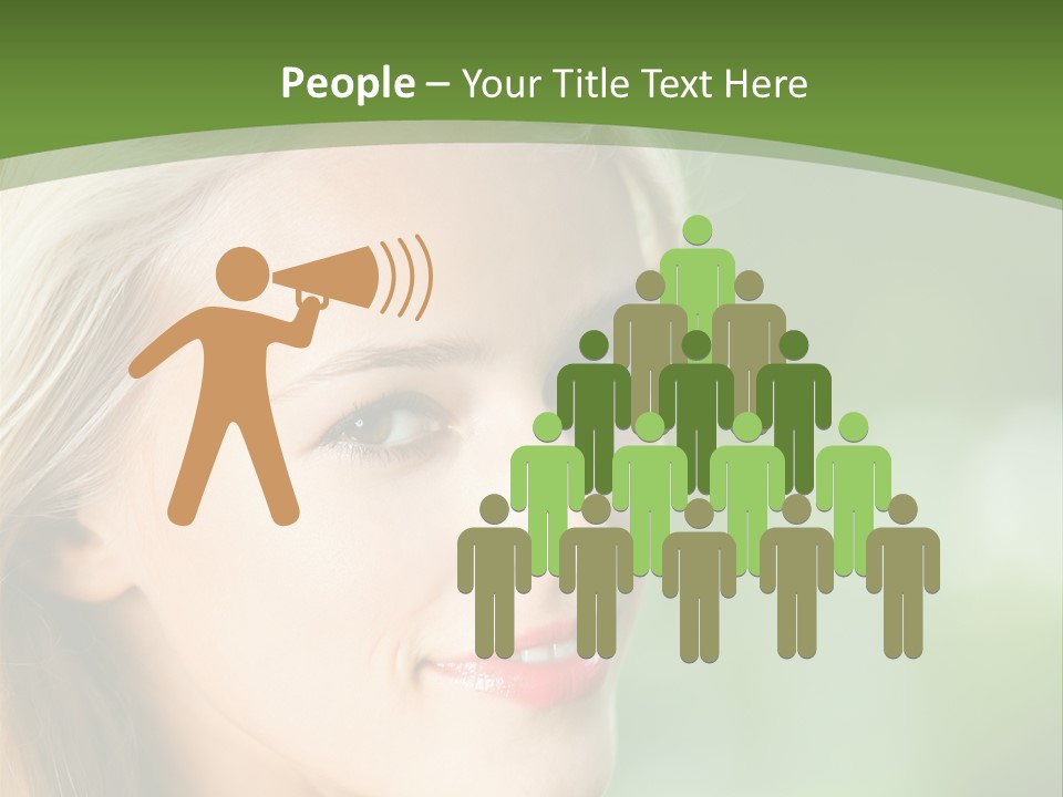 Pretty Young Attractive PowerPoint Template