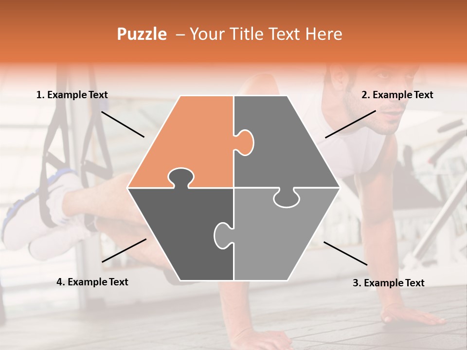 Sports Guy Strong PowerPoint Template