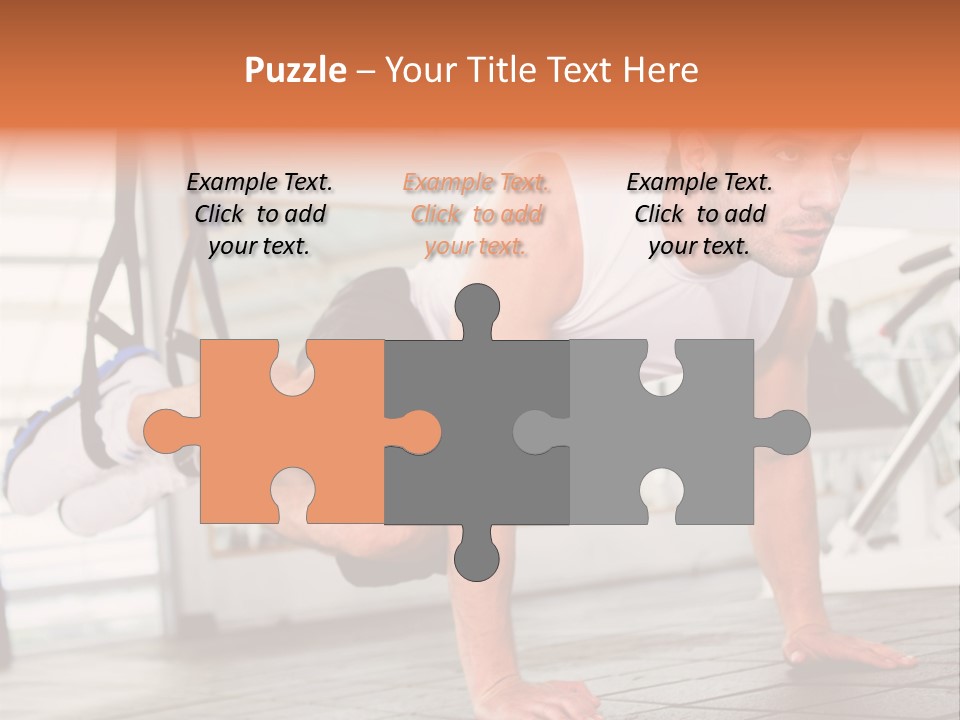 Sports Guy Strong PowerPoint Template