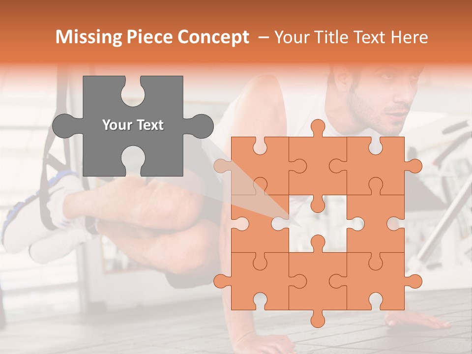 Sports Guy Strong PowerPoint Template