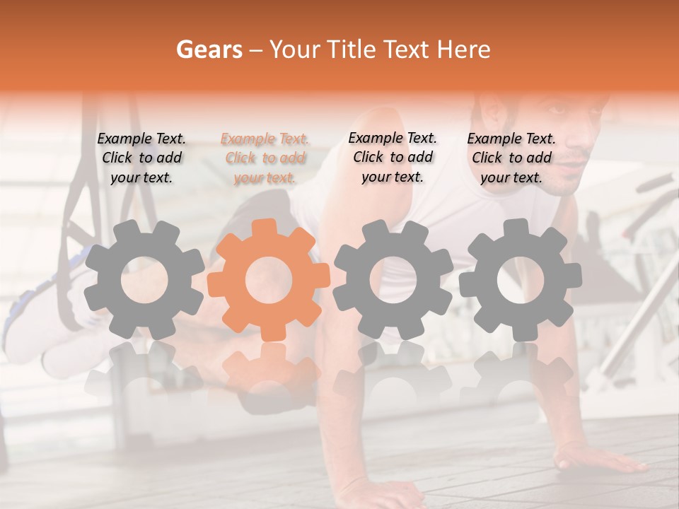 Sports Guy Strong PowerPoint Template