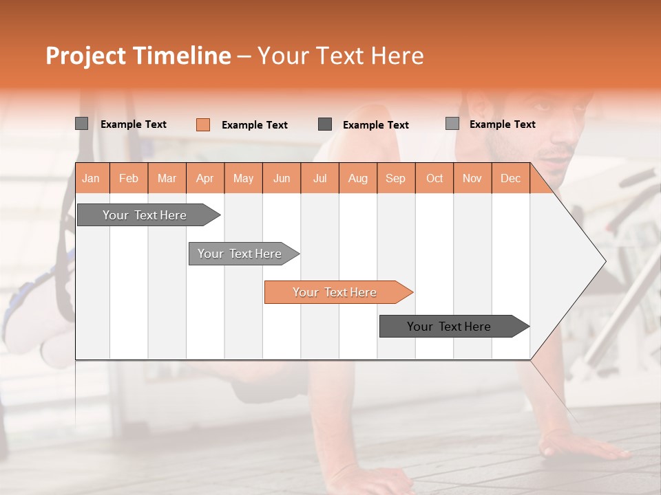 Sports Guy Strong PowerPoint Template