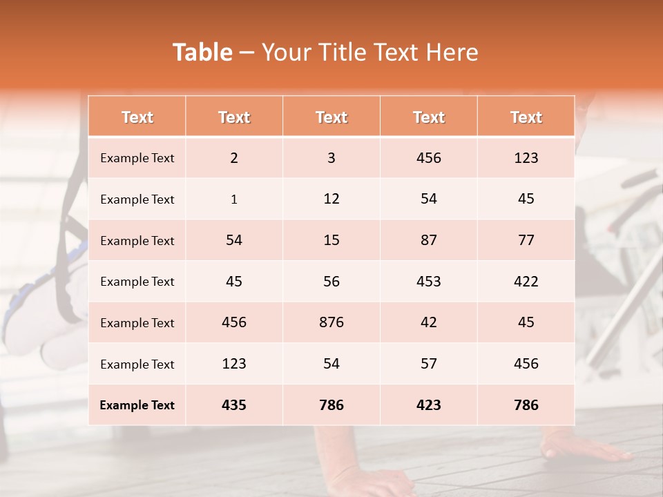 Sports Guy Strong PowerPoint Template