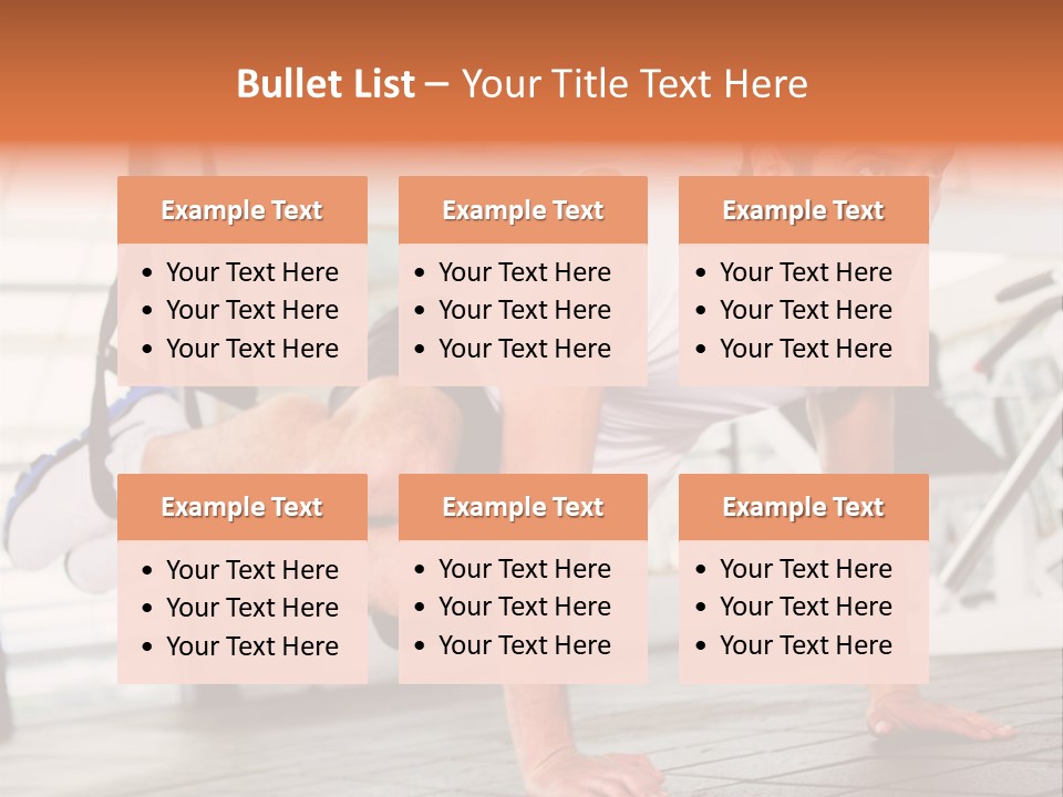 Sports Guy Strong PowerPoint Template