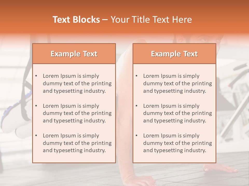 Sports Guy Strong PowerPoint Template