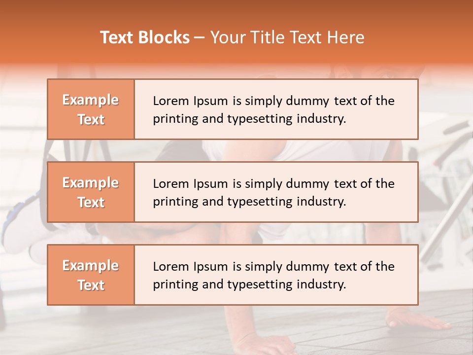Sports Guy Strong PowerPoint Template