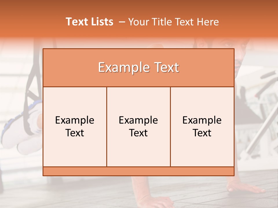 Sports Guy Strong PowerPoint Template