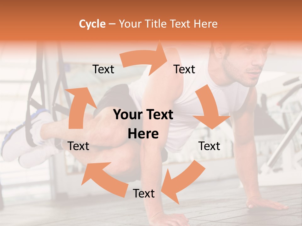 Sports Guy Strong PowerPoint Template