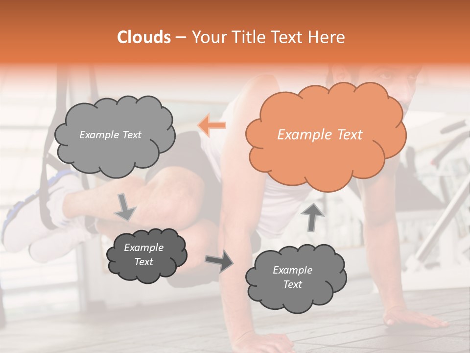 Sports Guy Strong PowerPoint Template